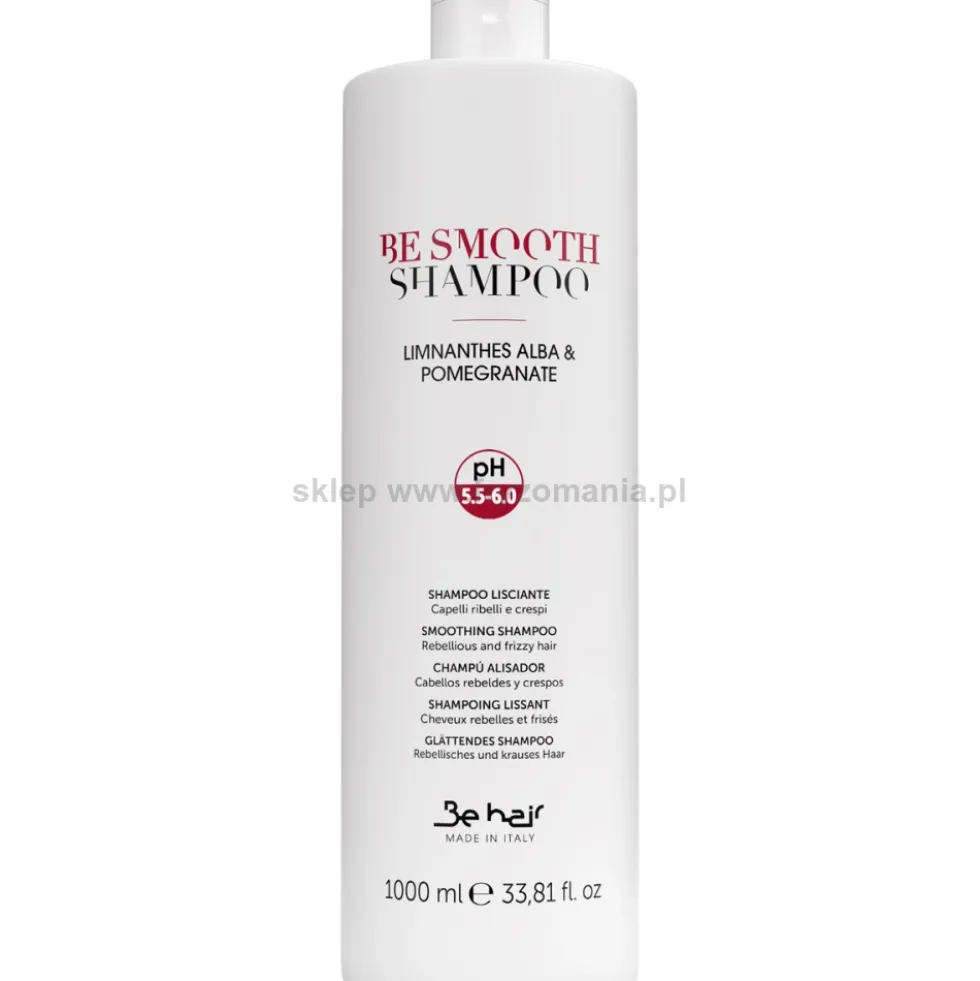Be Hair Be Smooth Szampon wygładzający włosy 1000ml