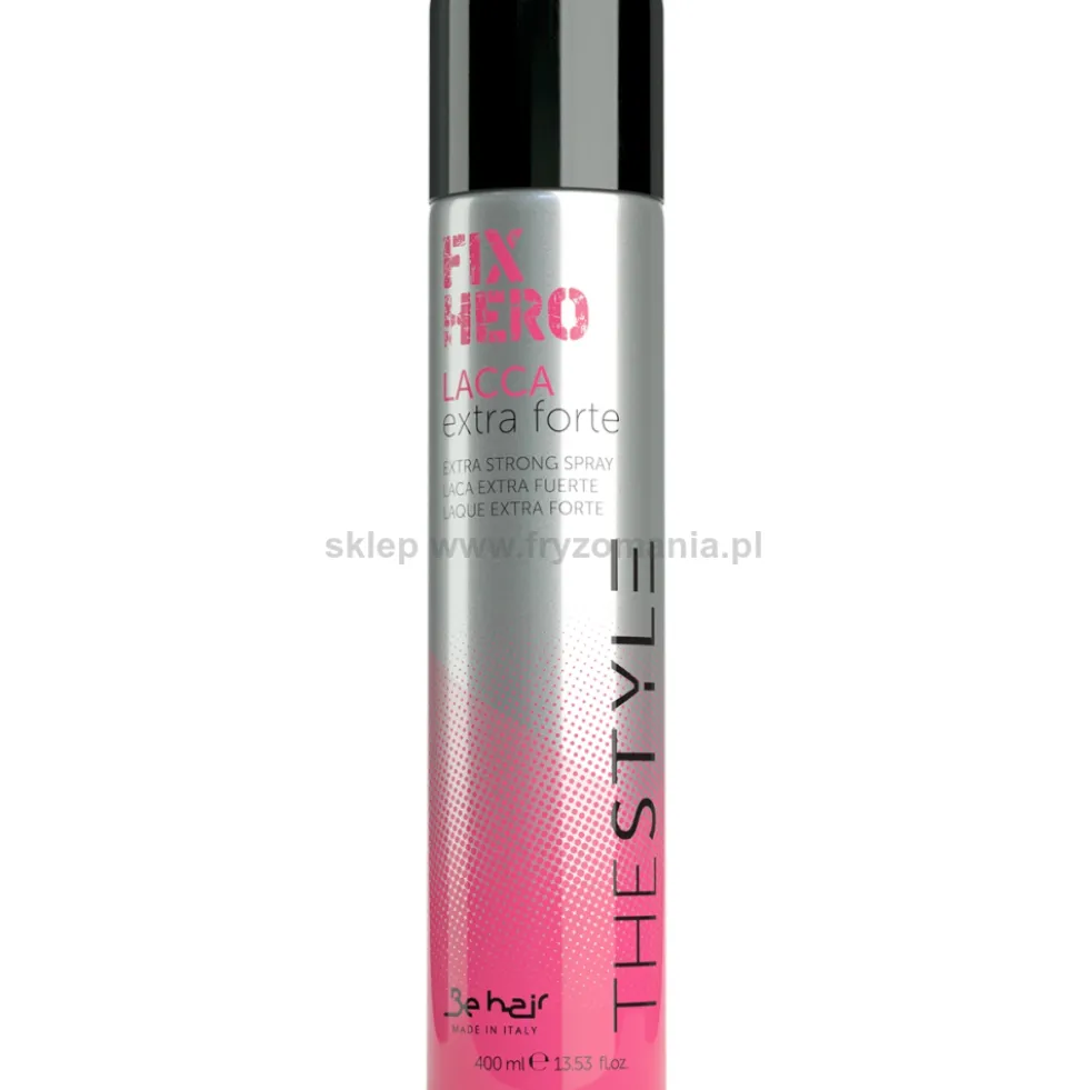 Be Hair The Style Fix Hero Lakier do włosów, extra mocny 400ml