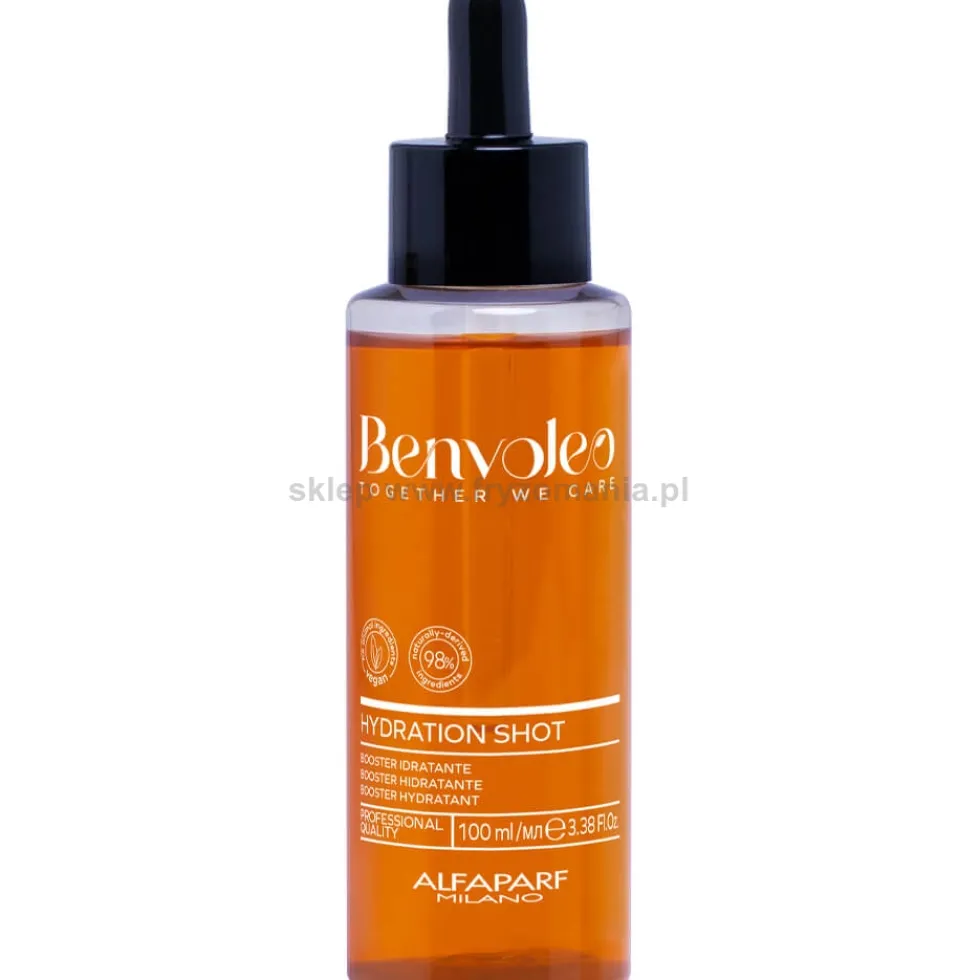 Benvoleo Hydration Shot Booster Kuracja nawilżająca do włosów suchych 100ml