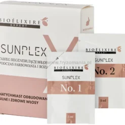 Bioelixire Expert Sunplex kuracja regenerująca włosy, odbudowa podczas zabiegów, jeden zabieg 5x5ml
