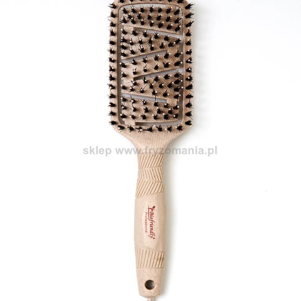 Biofriendly Nylon & Boar Szczotka do rozczesywania włosów, ażurowa
