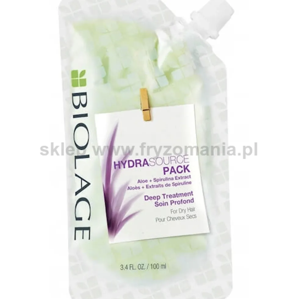Biolage Hydra Source Deep Treatment Maska nawilżająca do włosów suchych 100ml