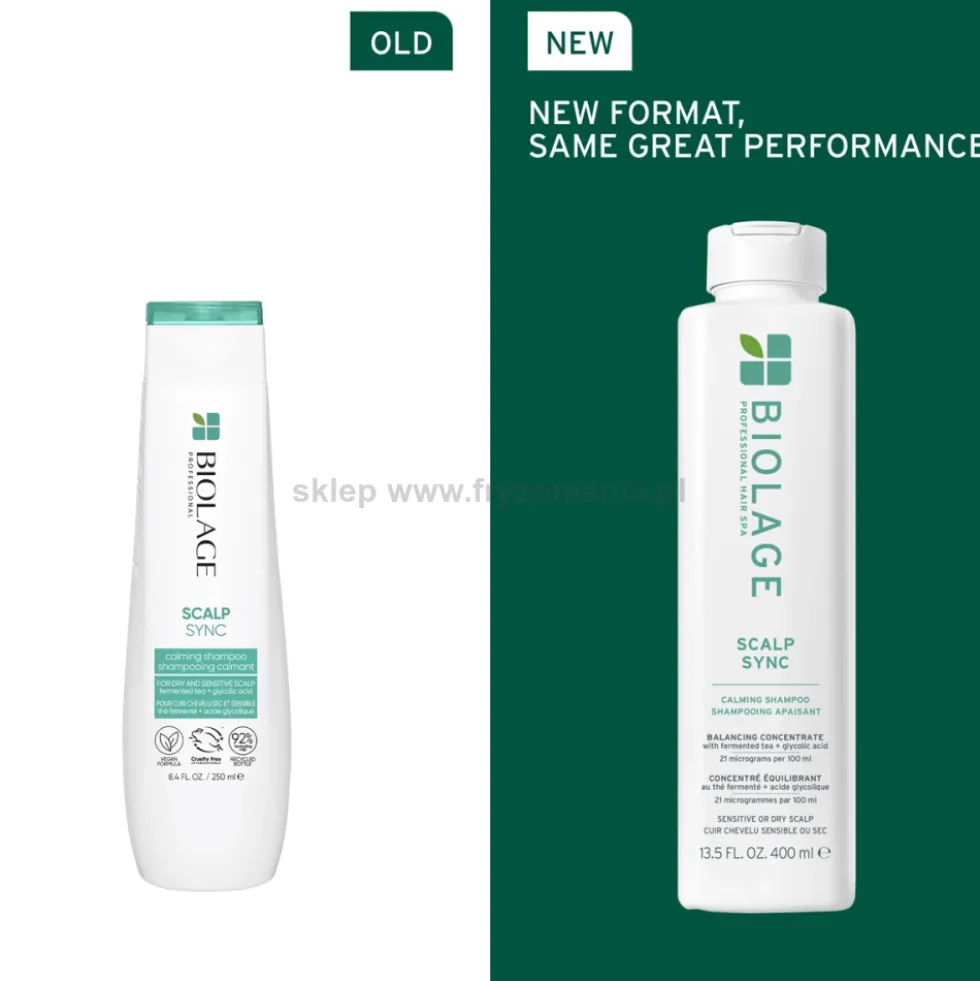 Biolage Scalp Sync Calming Szampon do wrażliwej skóry głowy 400ml