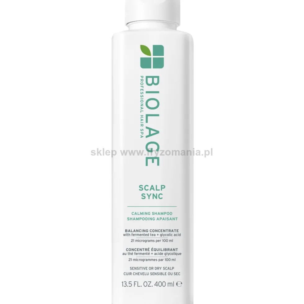 Biolage Scalp Sync Calming Szampon do wrażliwej skóry głowy 400ml