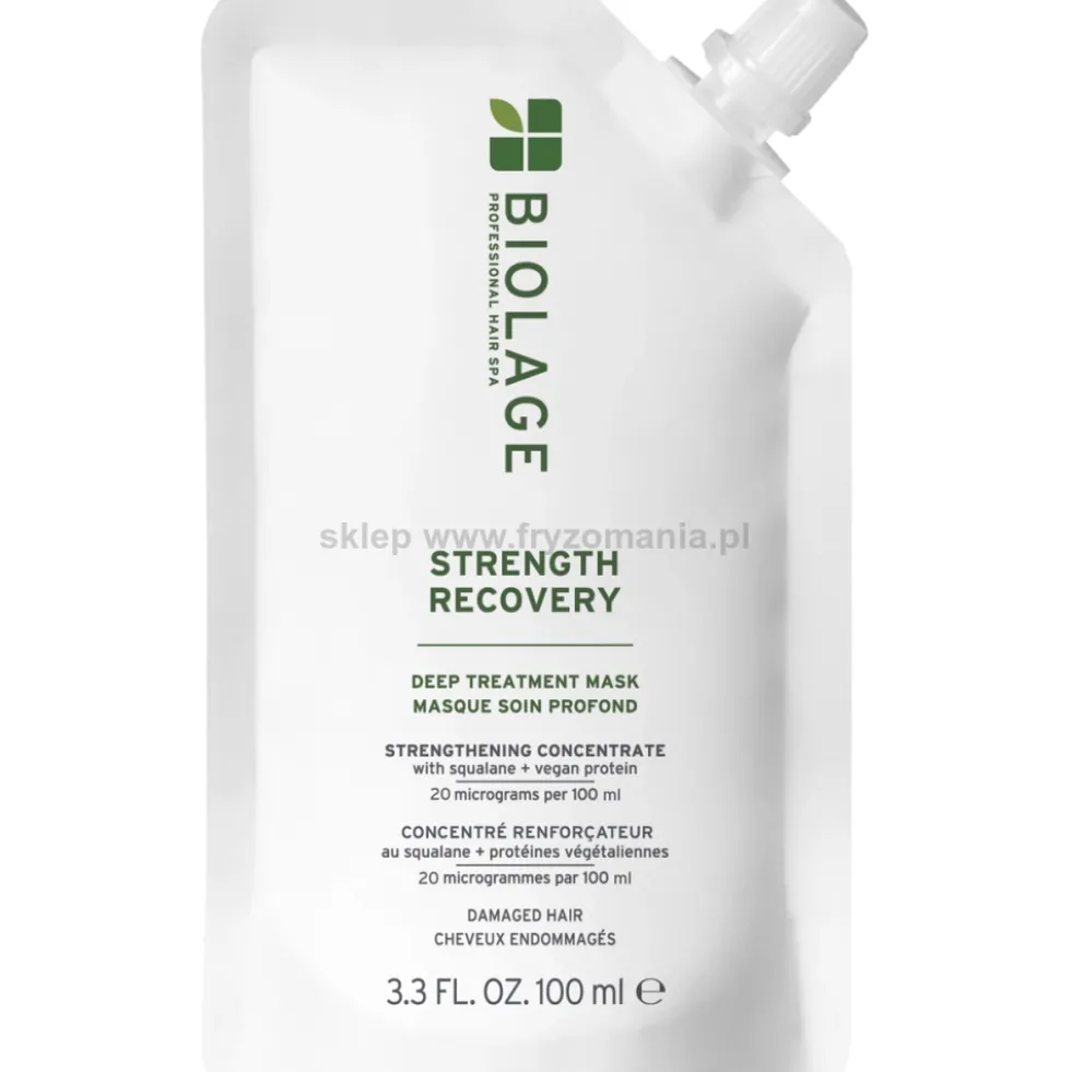 Biolage Strength Recovery Maska do włosów zniszczonych 100ml