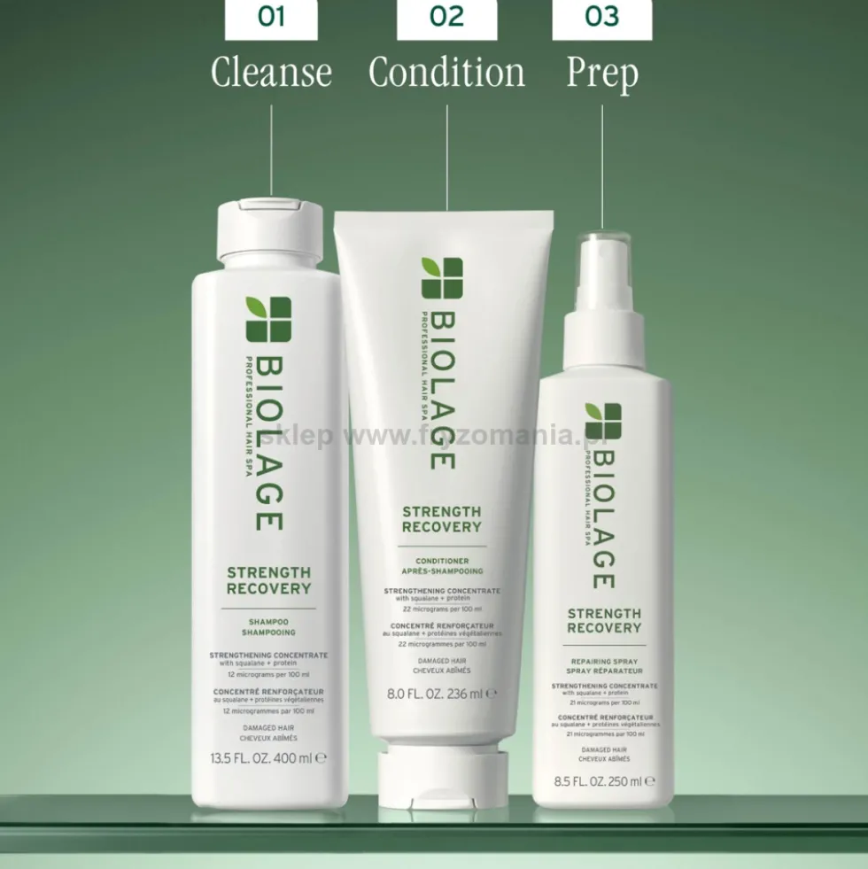 Biolage Strength Recovery Odżywka do włosów zniszczonych i łamliwych 236ml