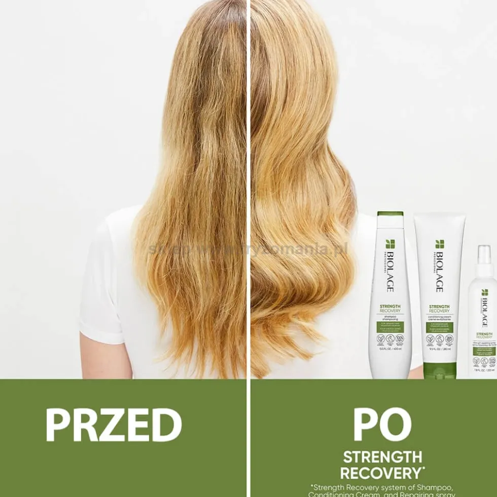 Biolage Strength Recovery Odżywka do włosów zniszczonych i łamliwych 236ml