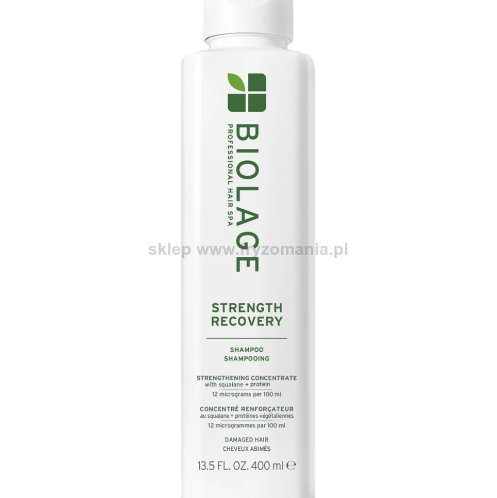 Biolage Strength Recovery Szampon do włosów zniszczonych i łamliwych 400ml