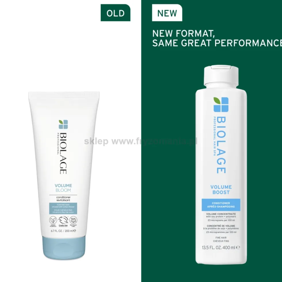 Biolage Volume Boost Odżywka zwiększająca objętość do włosów cienkich 400ml