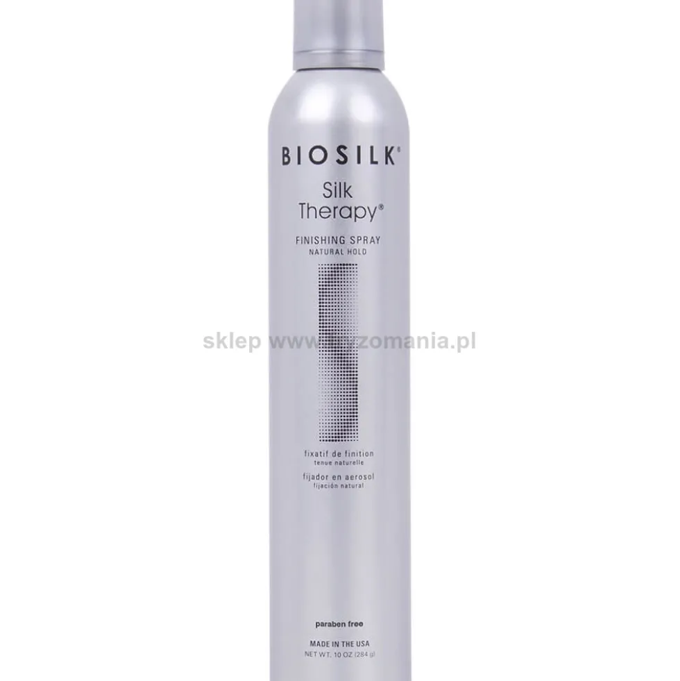 BioSilk Silk Therapy Finishing Natural Hold Lakier do włosów o naturalnym wykończeniu 284g