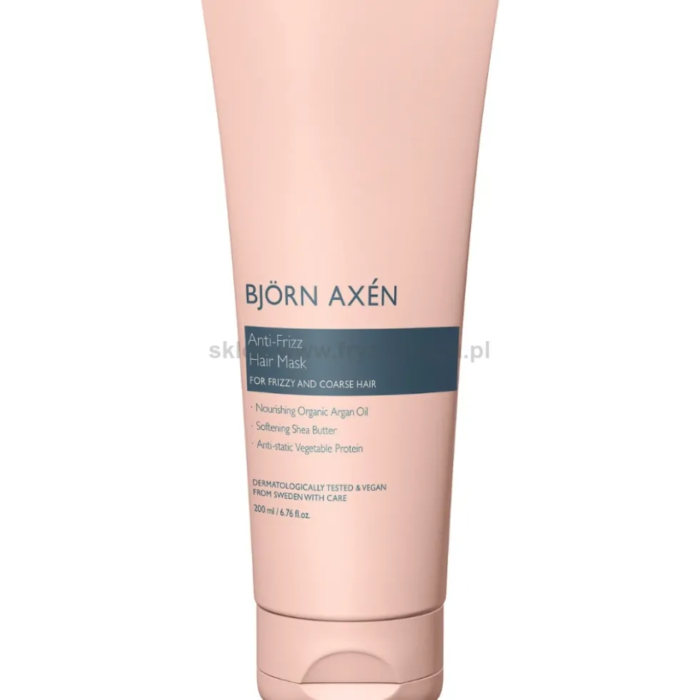 Björn Axén Anti-Frizz Maska do włosów puszących się i szorstkich z olejkiem arganowym 200ml