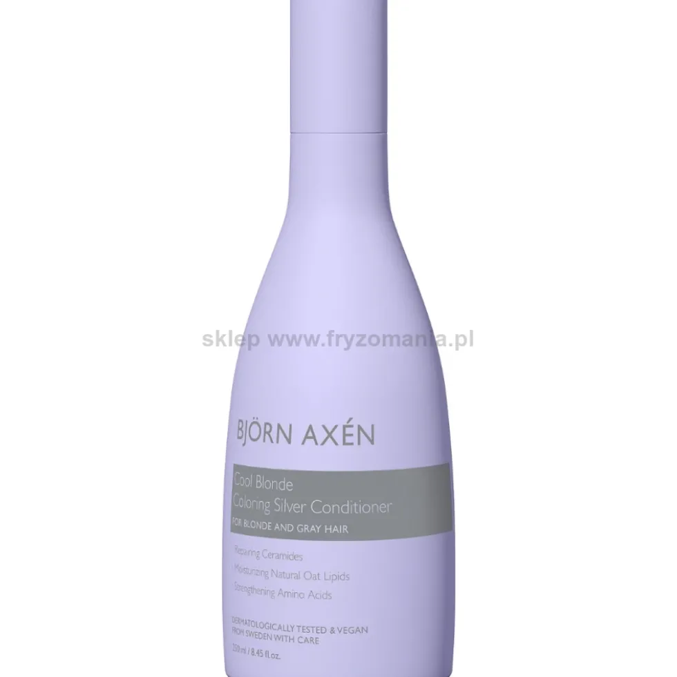 Björn Axén Cool Blonde Odżywka do włosów blond, rozjaśnianych i siwych neutralizująca żółte tony 250ml