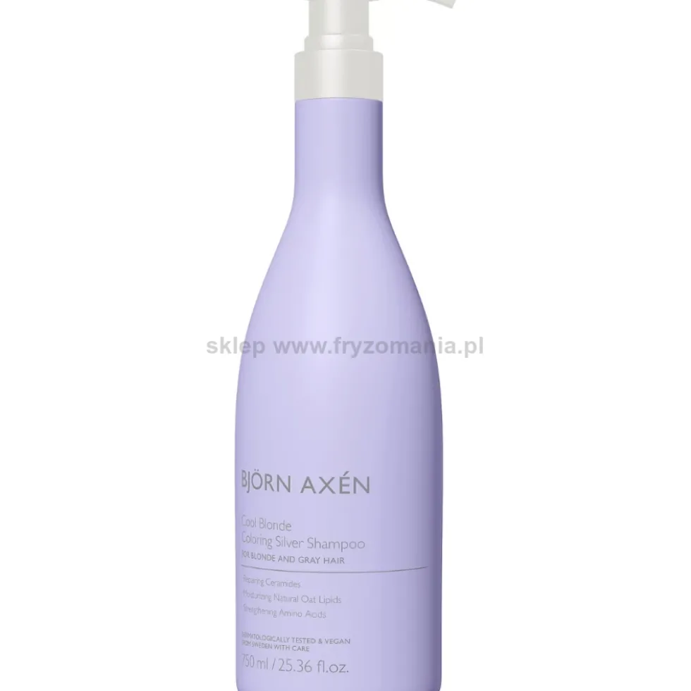 Björn Axén Cool Blonde Szampon do włosów blond i siwych neutralizujący żółte tony 750ml