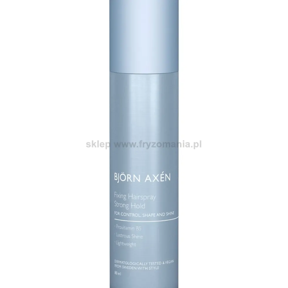 Björn Axén Fixing Hairspray Lakier do włosów mocne utrwalenie z witaminą B5 80ml