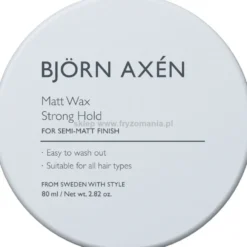 Björn Axén Matt Wax Wosk do włosów mocno utrwalający z ochroną UV 80ml