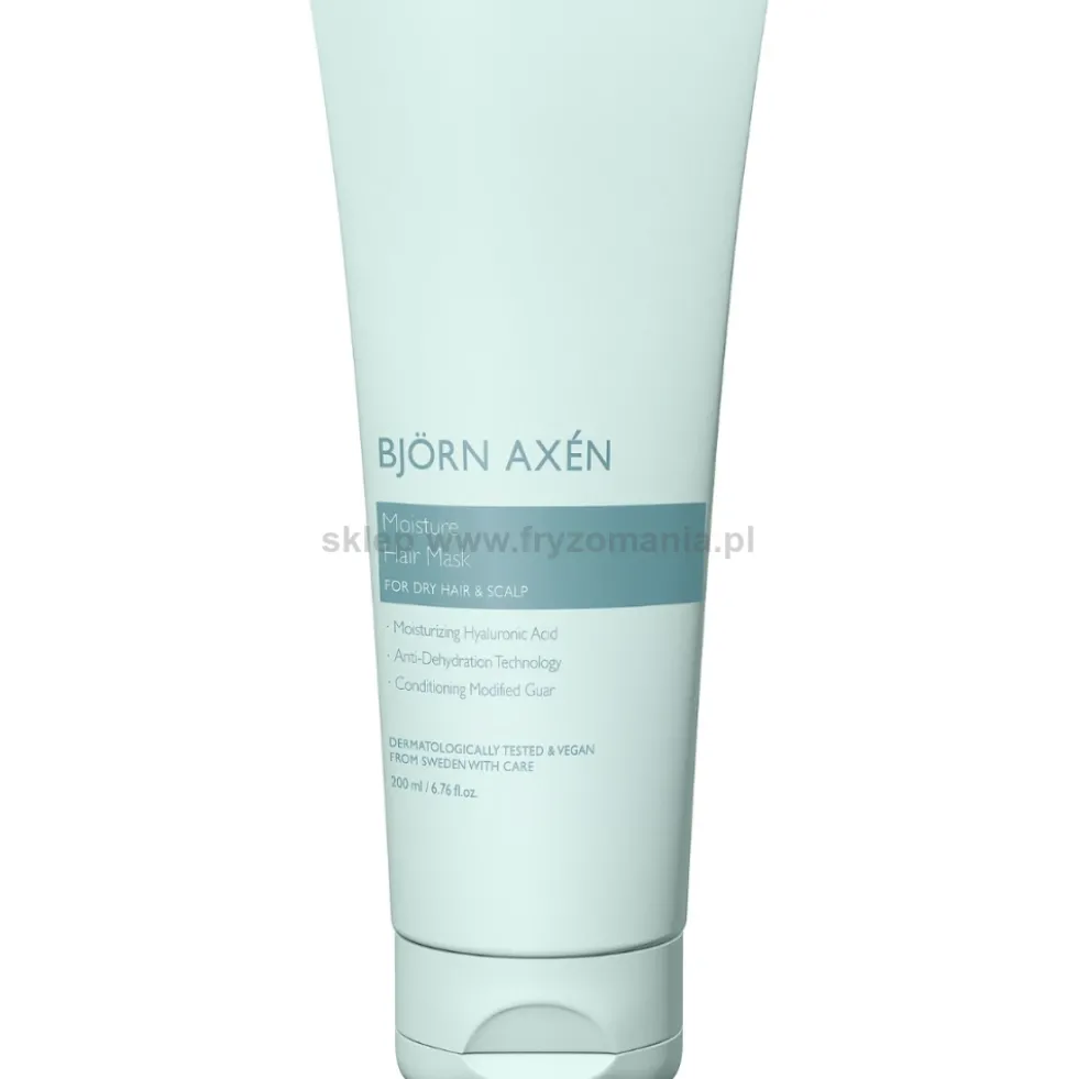 Björn Axén Moisture Maska do włosów suchych i przesuszonych z kwasem hialuronowym 200ml
