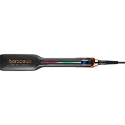 Borabella Black Nano Titanium Prostownica do włosów, nanotytanowa