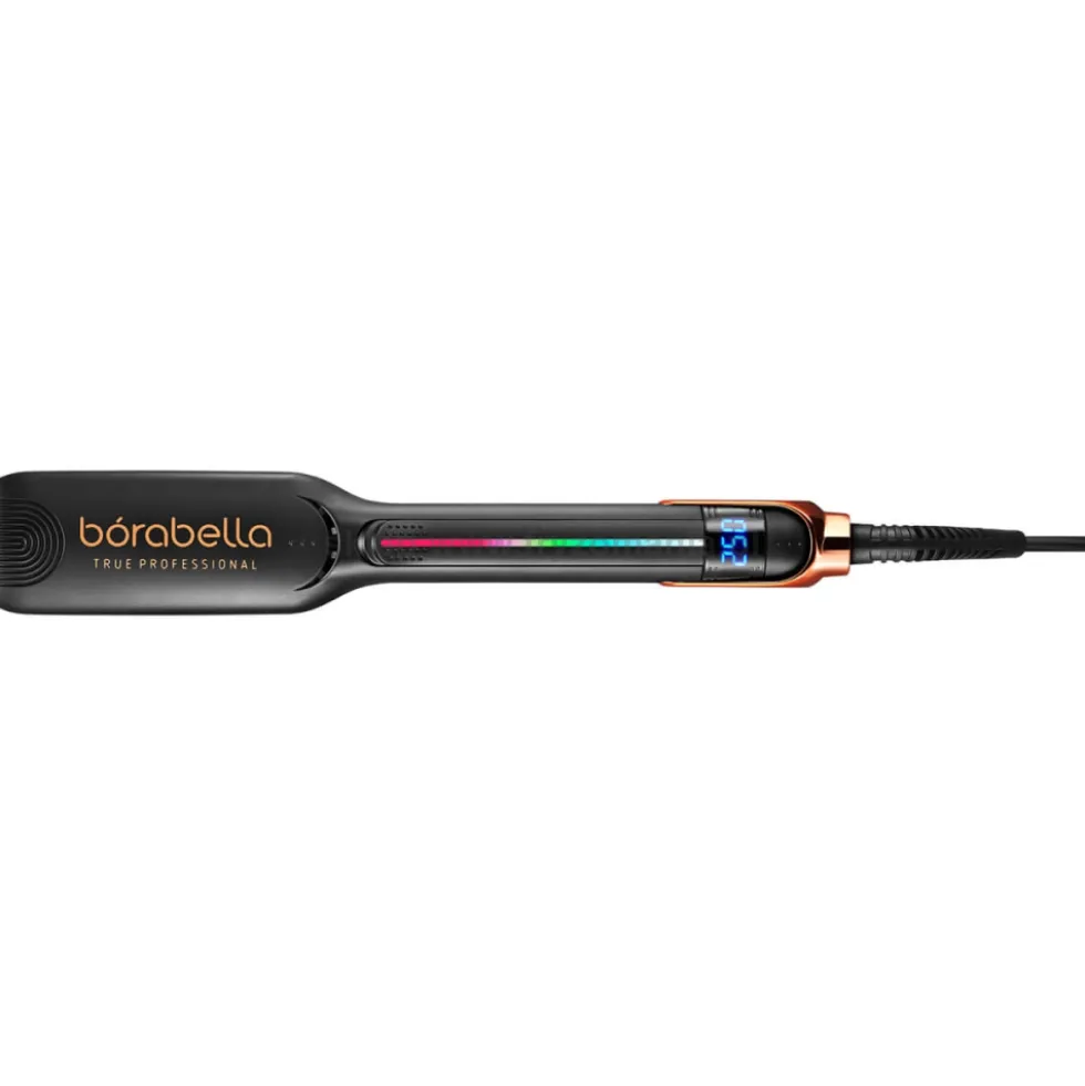 Borabella Black Nano Titanium Prostownica do włosów, nanotytanowa