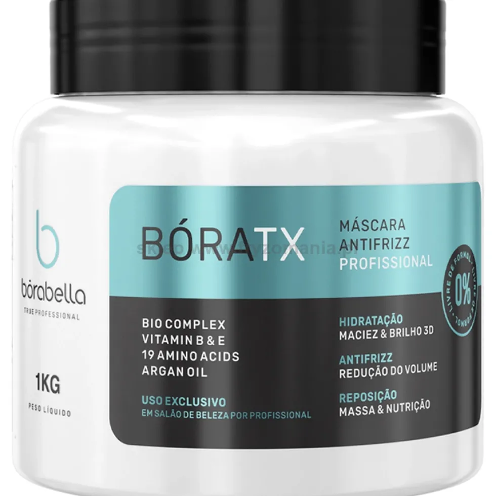 Borabella Boratx Nanobotox Botox na włosy o działaniu odżywczym i dyscyplinującym 1000g