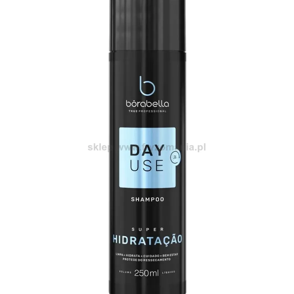 Borabella DayUse Super Hydration - zestaw nawilżający włosy szampon + odżywka 2x250ml i maska 200g