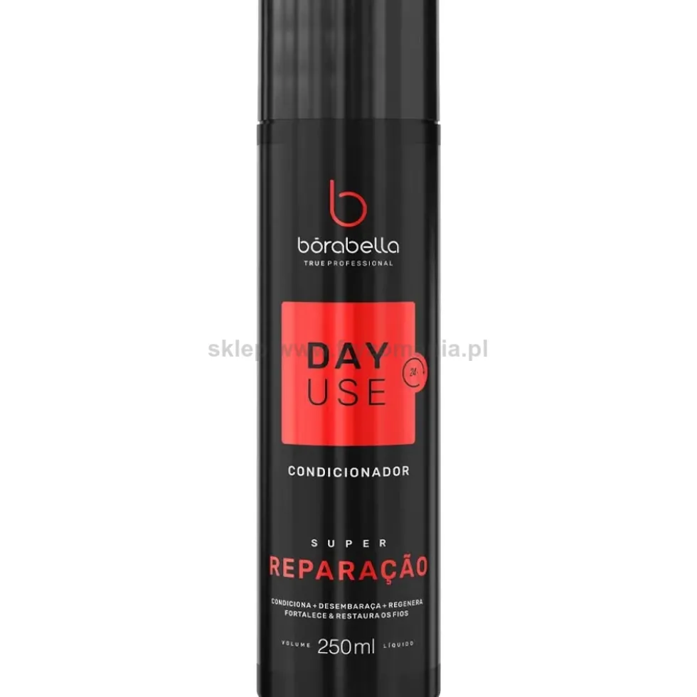 Borabella DayUse Super Repair - zestaw do regeneracji włosów szampon + odżywka 2x250ml i maska 200g