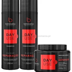 Borabella DayUse Super Repair - zestaw do regeneracji włosów szampon + odżywka 2x250ml i maska 200g