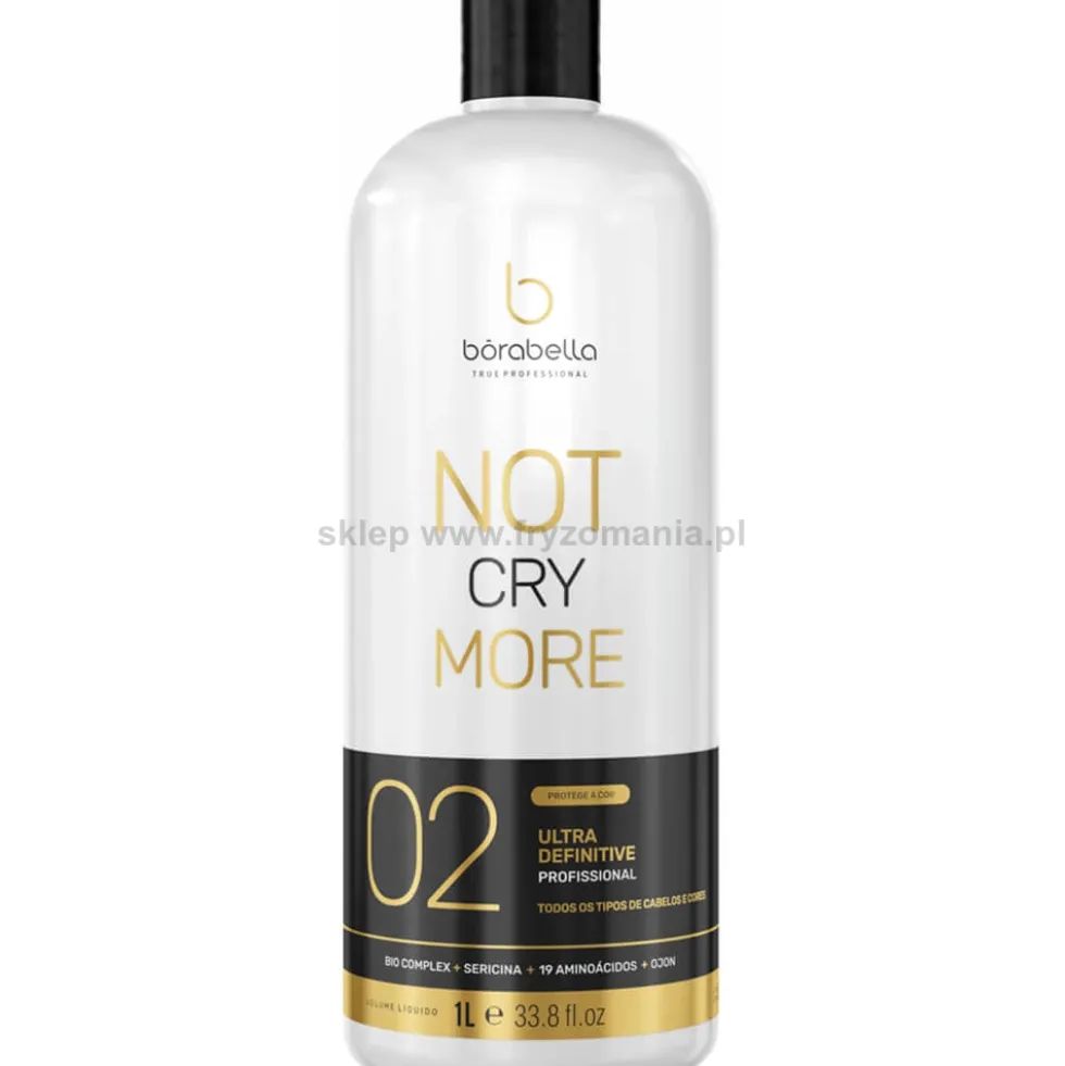 Borabella Not Cry More - zestaw nanoplastia włosów, szampon 2x1000ml + neutralizator NeutraQuimic 500ml