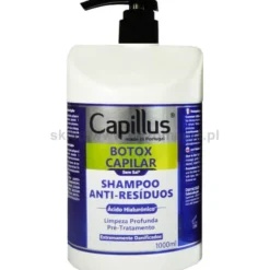 Capillus Botox Capilar Botox na włosy - zestaw szampon i maska 2x1000ml + ampułki z kwasem hialuronowym 12x10ml