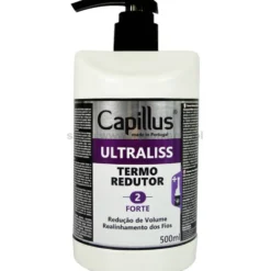 Capillus Ultraliss Forte Nanoplastia włosów - zestaw do nanoplastii szampon, serum i balsam 3x500ml + ampułki z kwasem hialuronowym 6x10ml