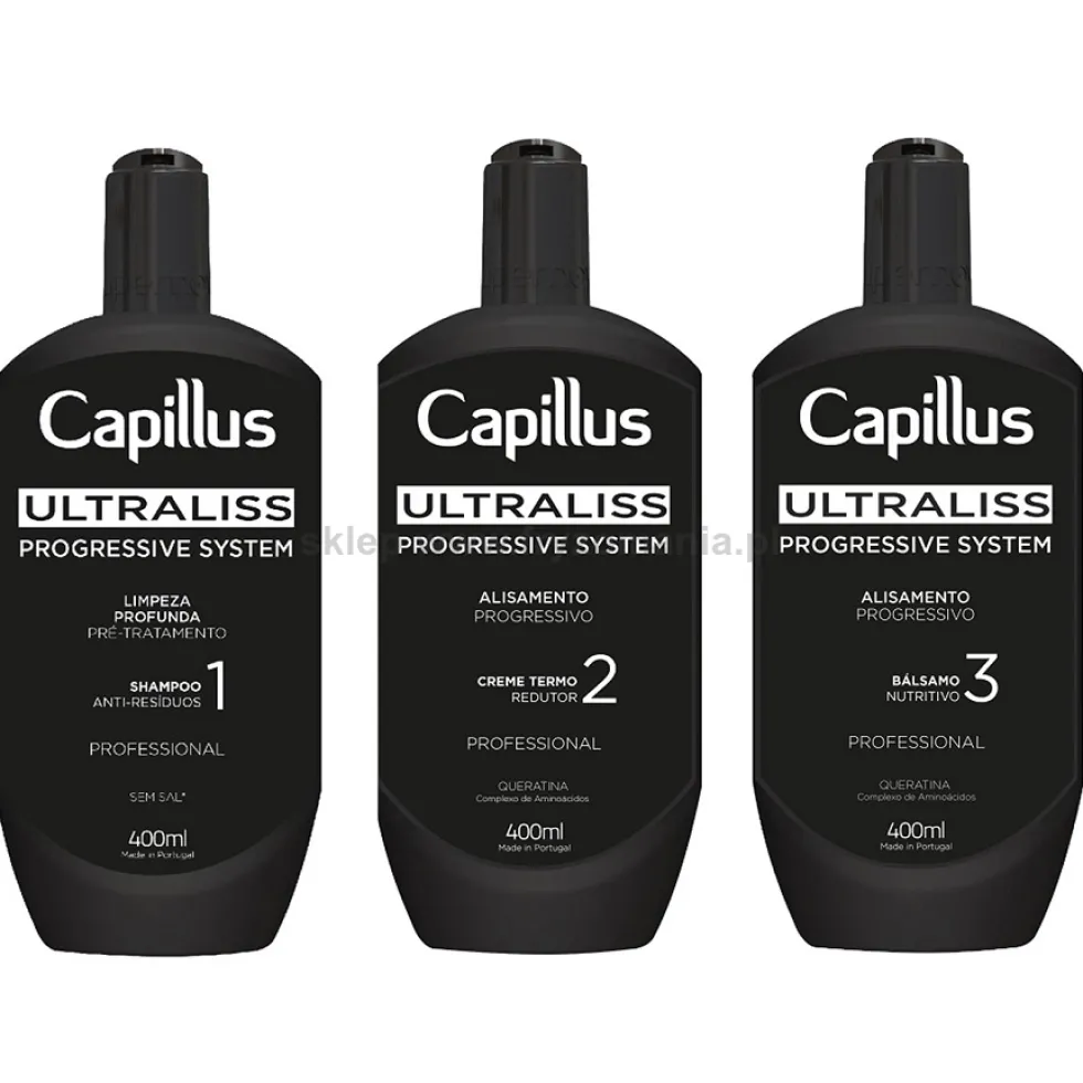 Capillus Ultraliss Progressive System Nanoplastia - krok 1, szampon oczyszczający do włosów 400ml