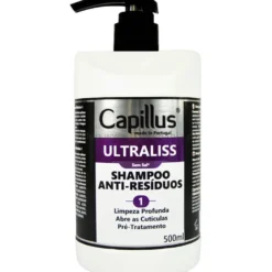 Capillus Ultraliss 1 Szampon oczyszczający do włosów z keratyną 500ml