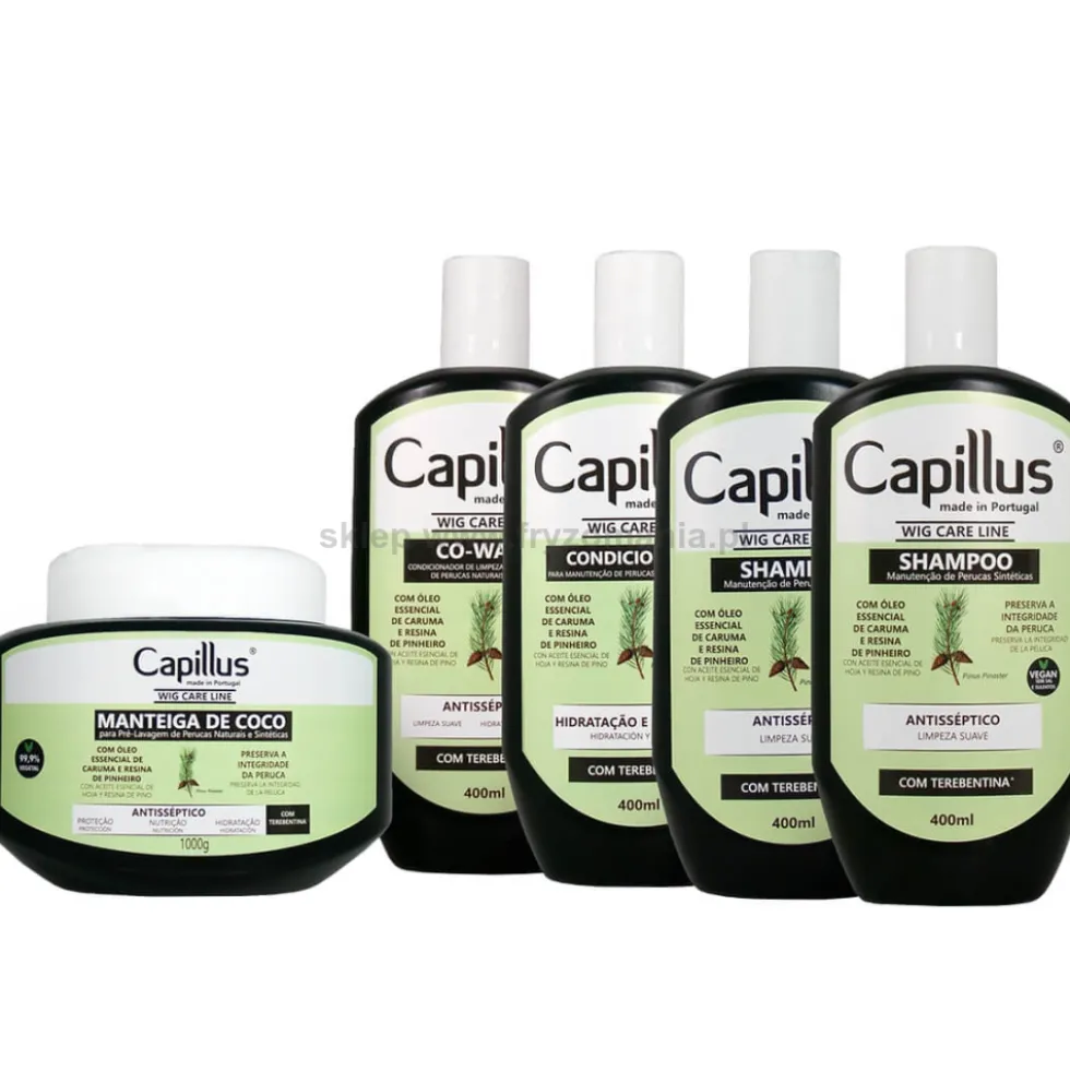 Capillus Wig Care Odżywka do peruk i pasm clip-in, włosy naturalne i syntetyczne 400ml