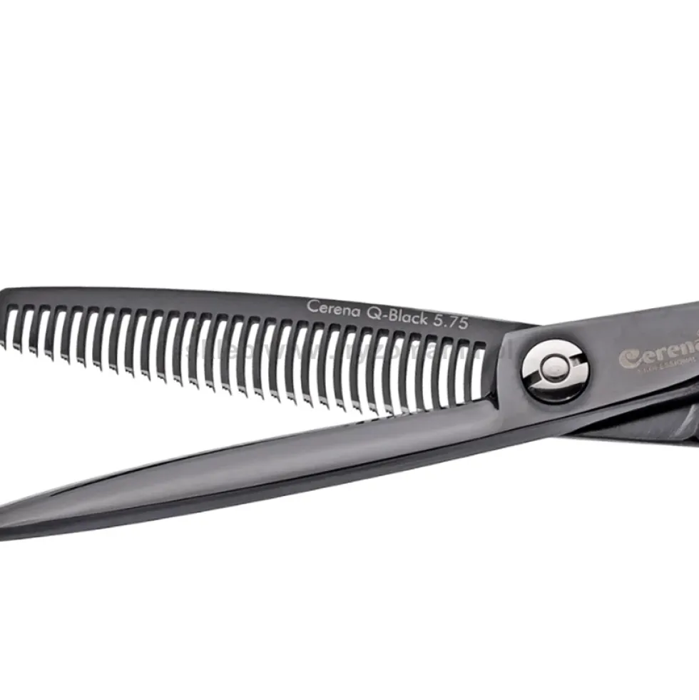 Cerena Solingen Q-Black Offset Degażówki fryzjerskie, 30 zębów 5.75"