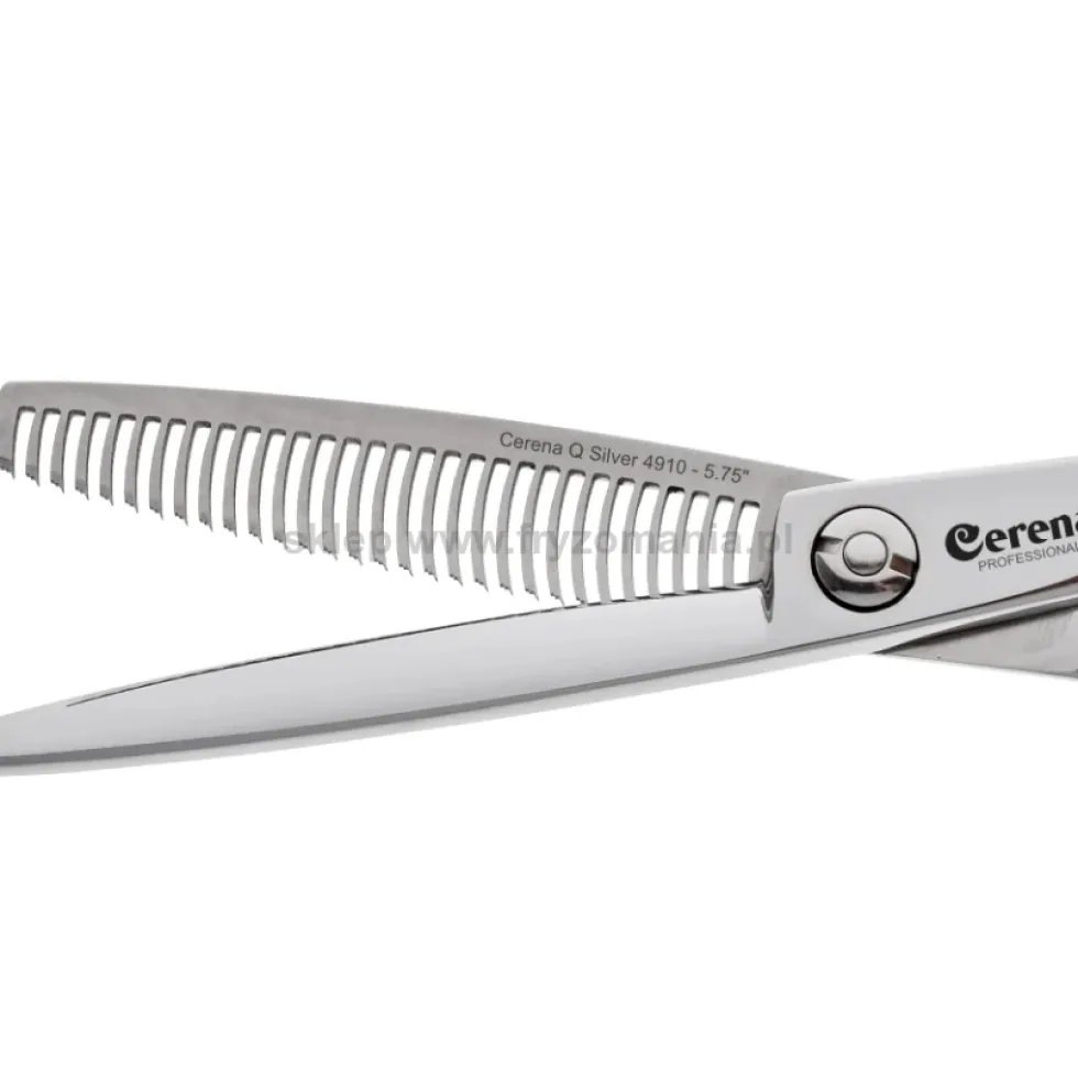 Cerena Solingen Q-Silver #10 Offset Degażówki fryzjerskie, 30 zębów 5.75"