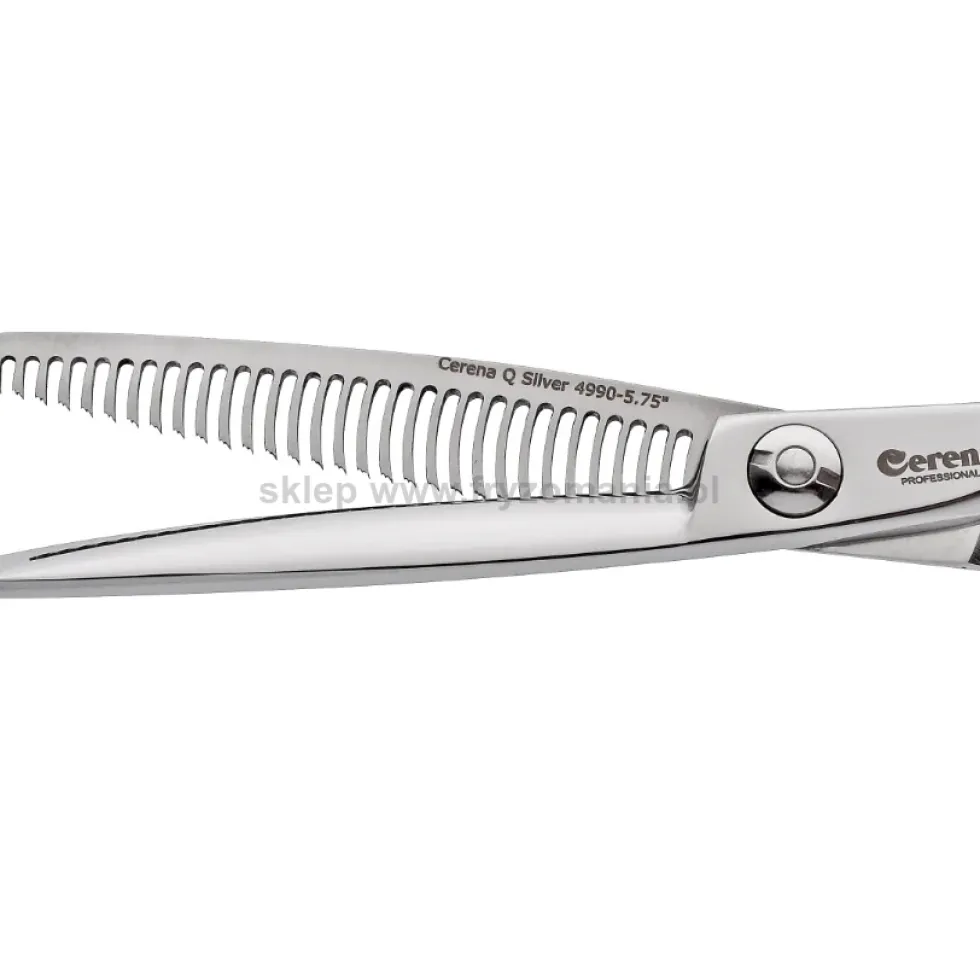 Cerena Solingen Q-Silver Offset Degażówki fryzjerskie, 30 zębów 5.75"