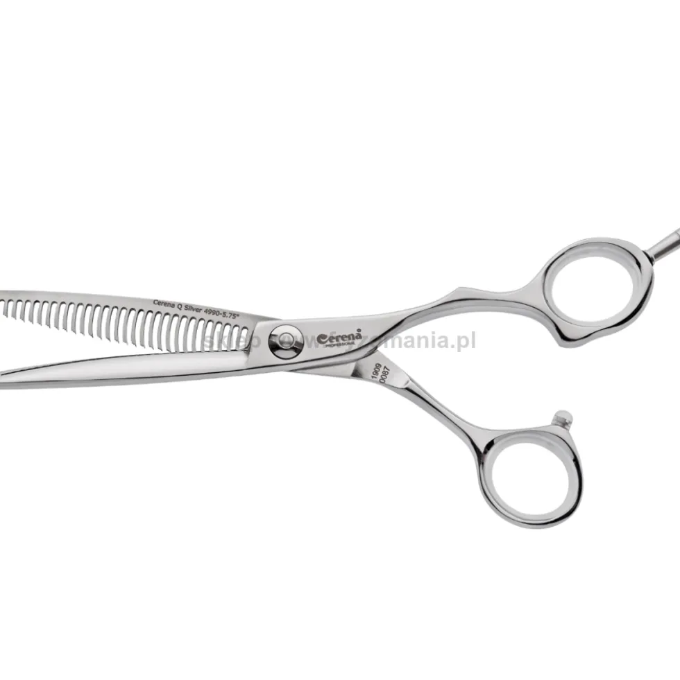 Cerena Solingen Q-Silver Offset Degażówki fryzjerskie, 30 zębów 5.75"