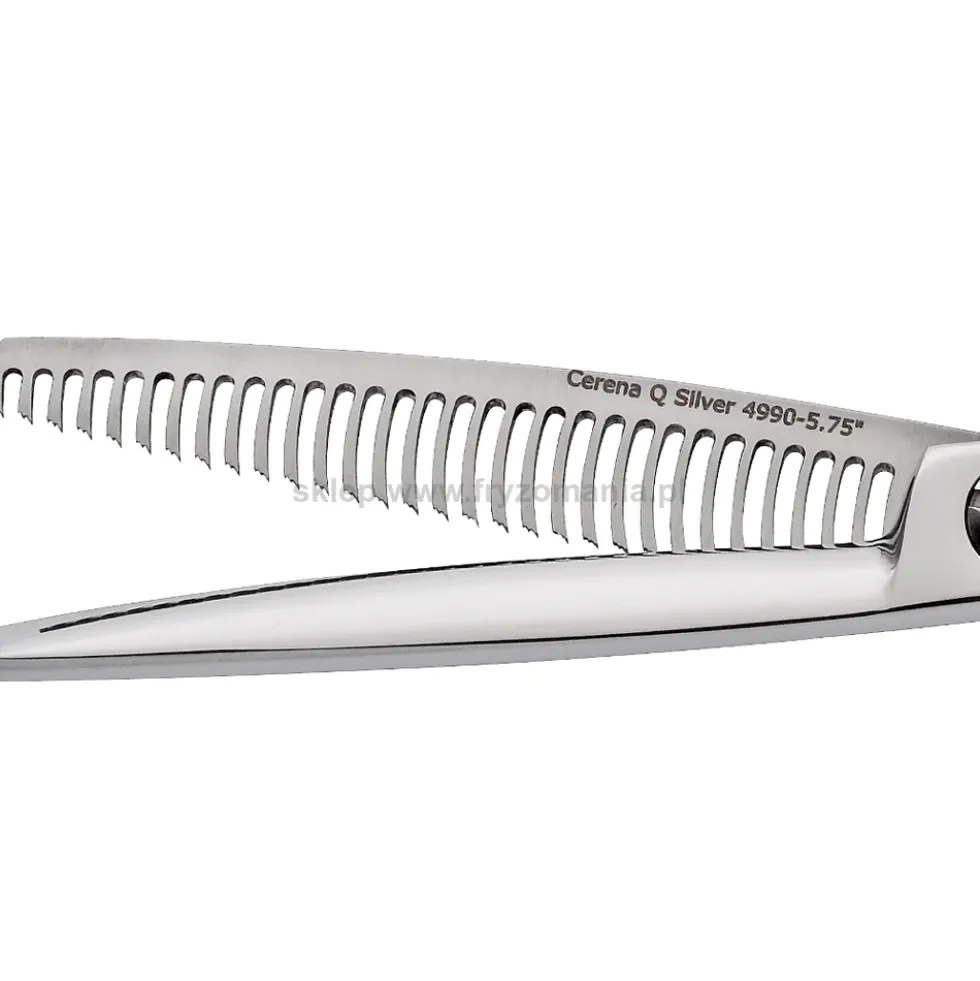 Cerena Solingen Q-Silver Offset Degażówki fryzjerskie, 30 zębów 5.75"