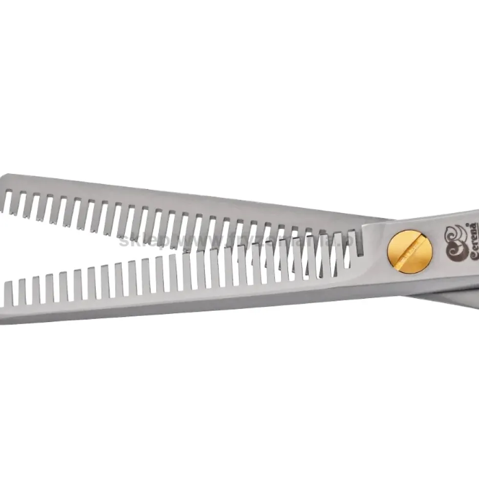 Cerena Solingen Sahara Degażówki fryzjerskie dwustronne 28 zębów, 5.5"