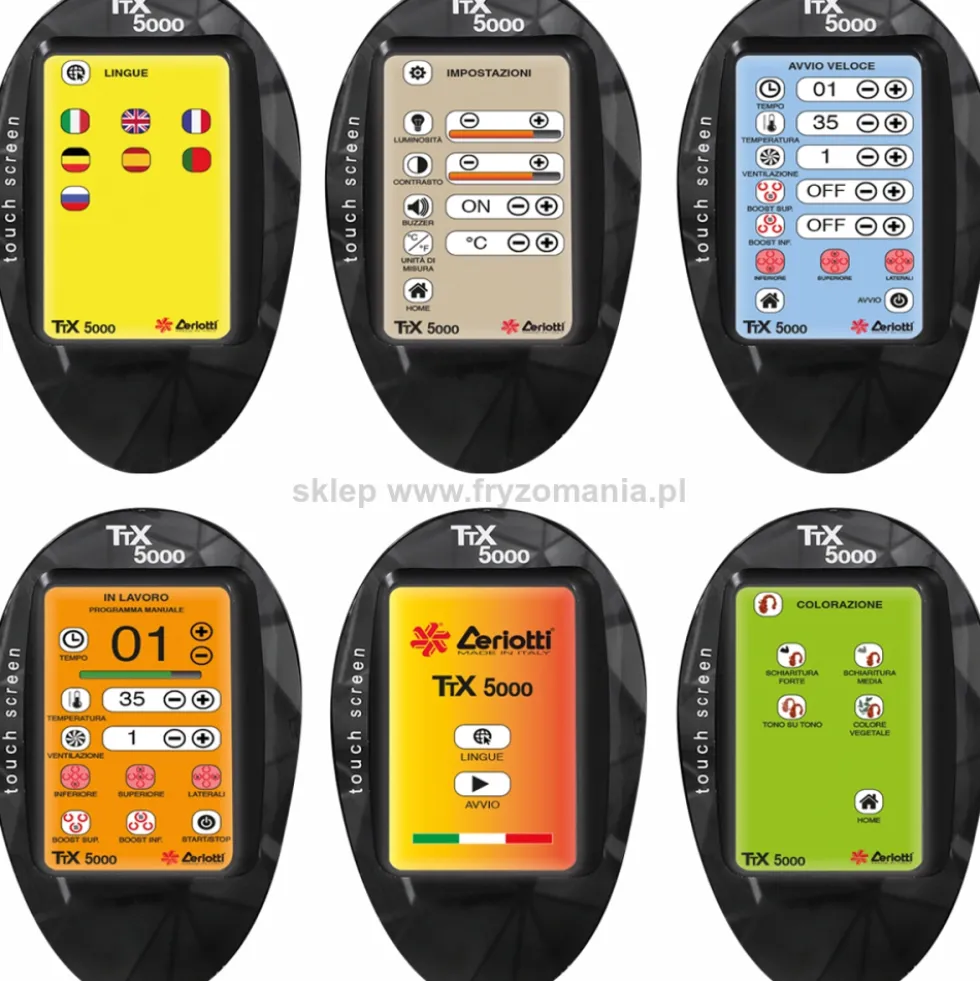 Ceriotti TTX5000 Digital P01 Infrazon fryzjerski, stojący