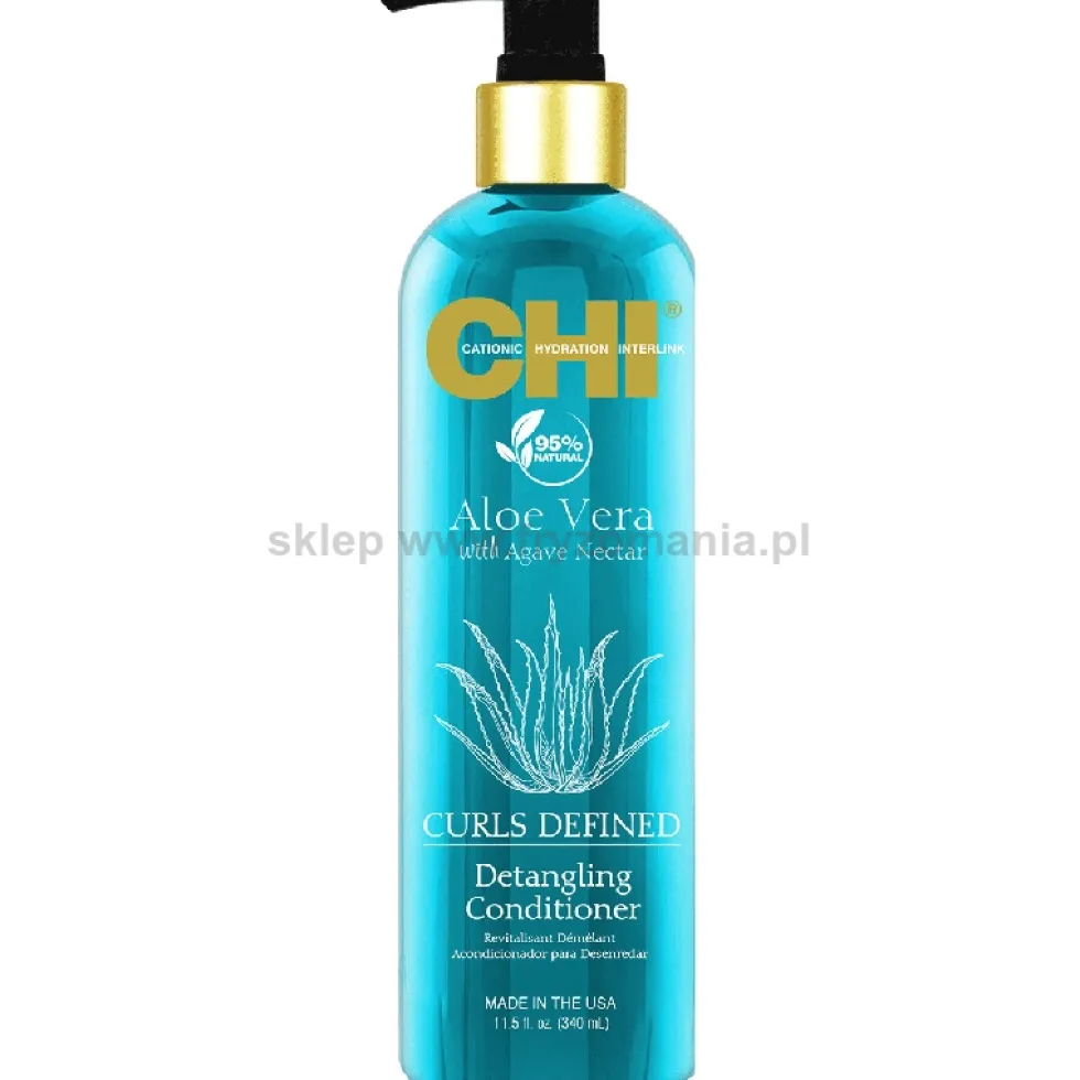 CHI Aloe Vera Curl Enhancing Szampon wzmacniający do włosów kręconych 340ml