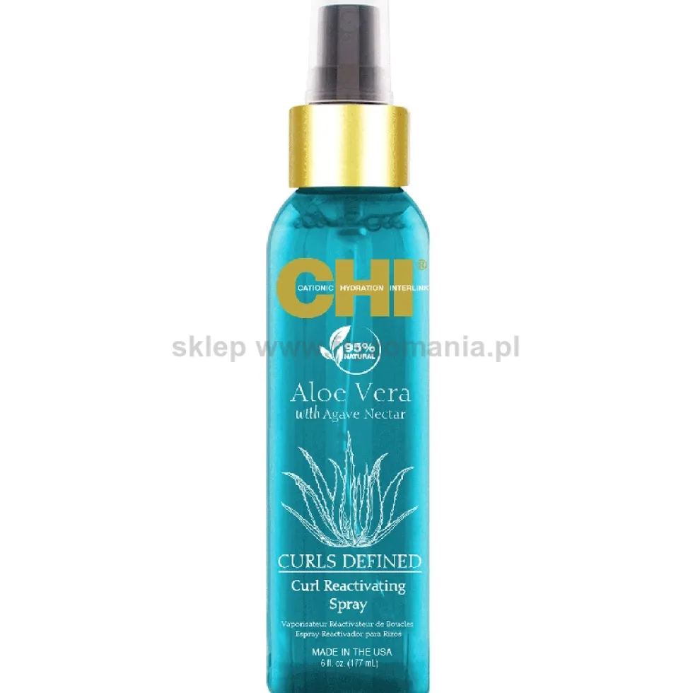 CHI Aloe Vera Curl Reactivating Spray odświeżający do włosów kręconych 177ml