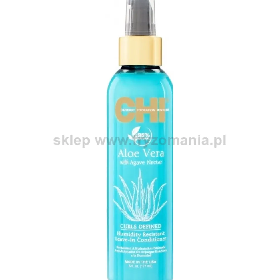CHI Aloe Vera Humidity odżywka nawilżająca bez spłukiwania do włosów kręconych 177ml