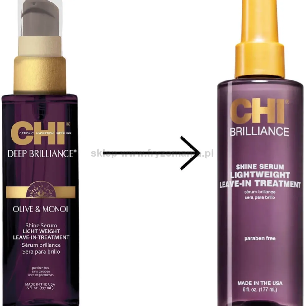 CHI Brilliance Lightweight Shine Leave-In Odżywka bez spłukiwania do włosów 177ml