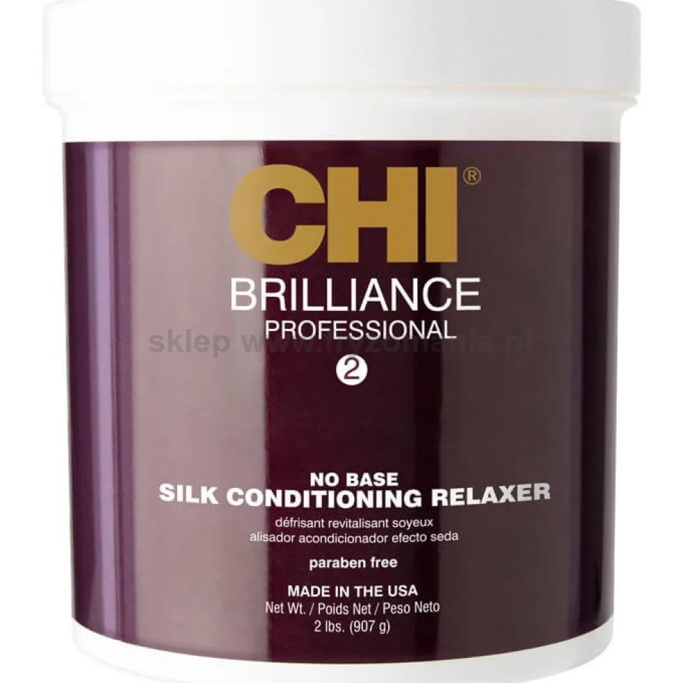 CHI Brilliance Silk Conditioning Relaxer Zabieg, maska do prostowania włosów 907g