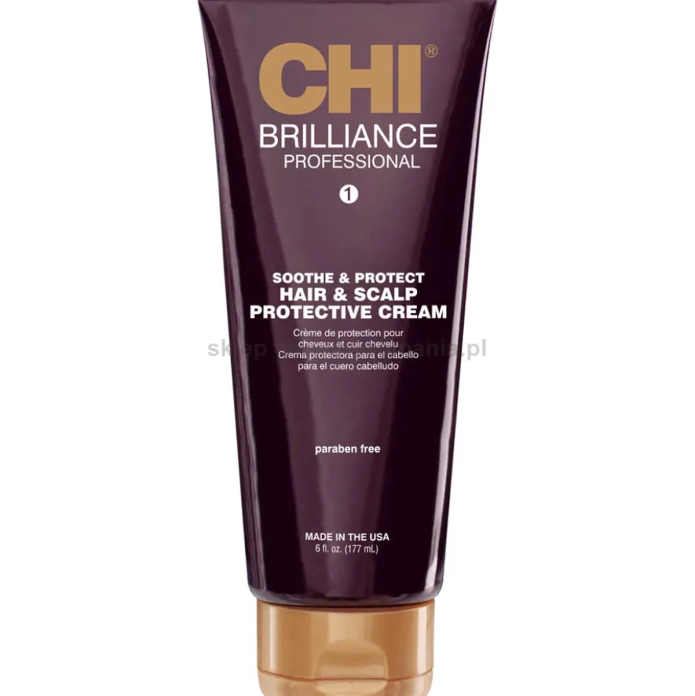 CHI Brilliance Soothe&Protect Scalp Maska ochronno-kojąca do skóry głowy i włosów 177ml