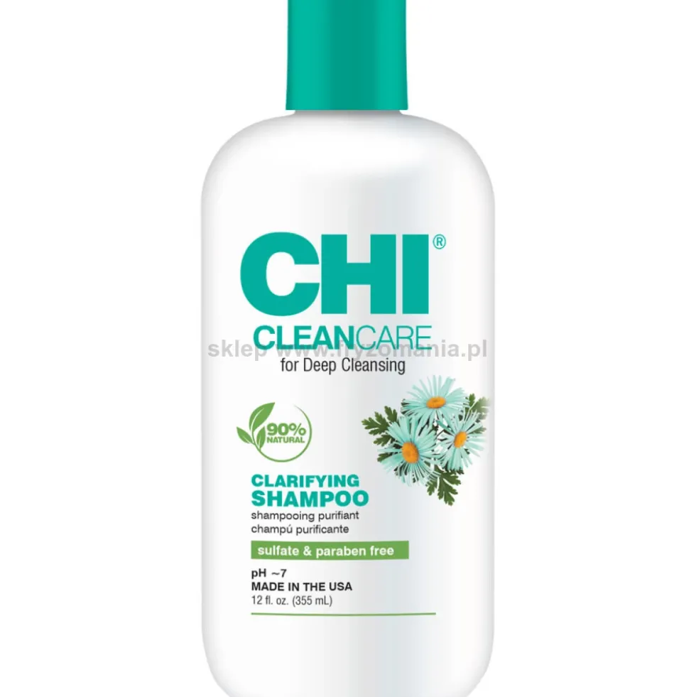 CHI Clean Care Szampon oczyszczający do włosów i skóry głowy 355ml