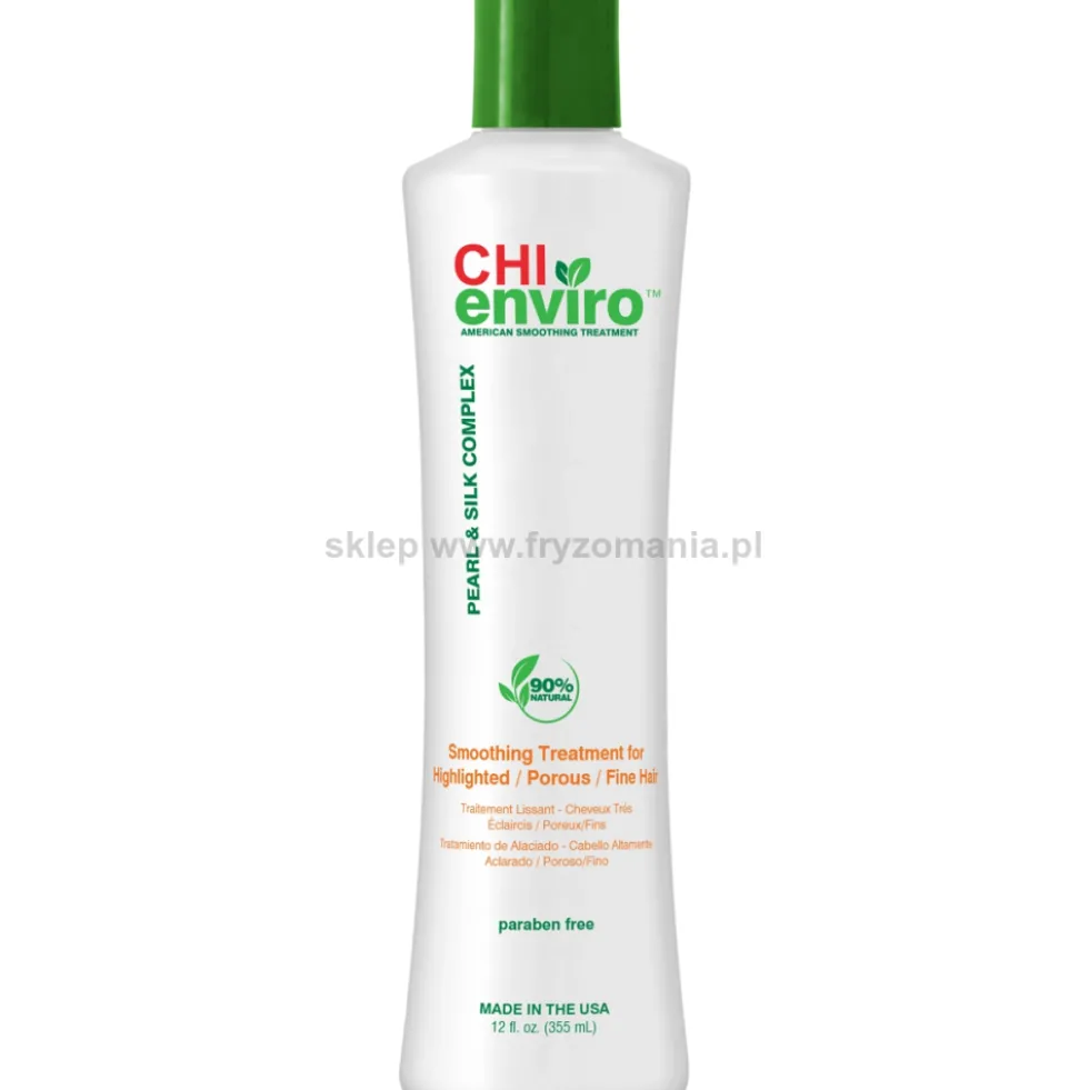 CHI Enviro Smoothing Highlighted Kuracja wygładzająca do włosów rozjaśnianych, cienkich i porowatych 355ml