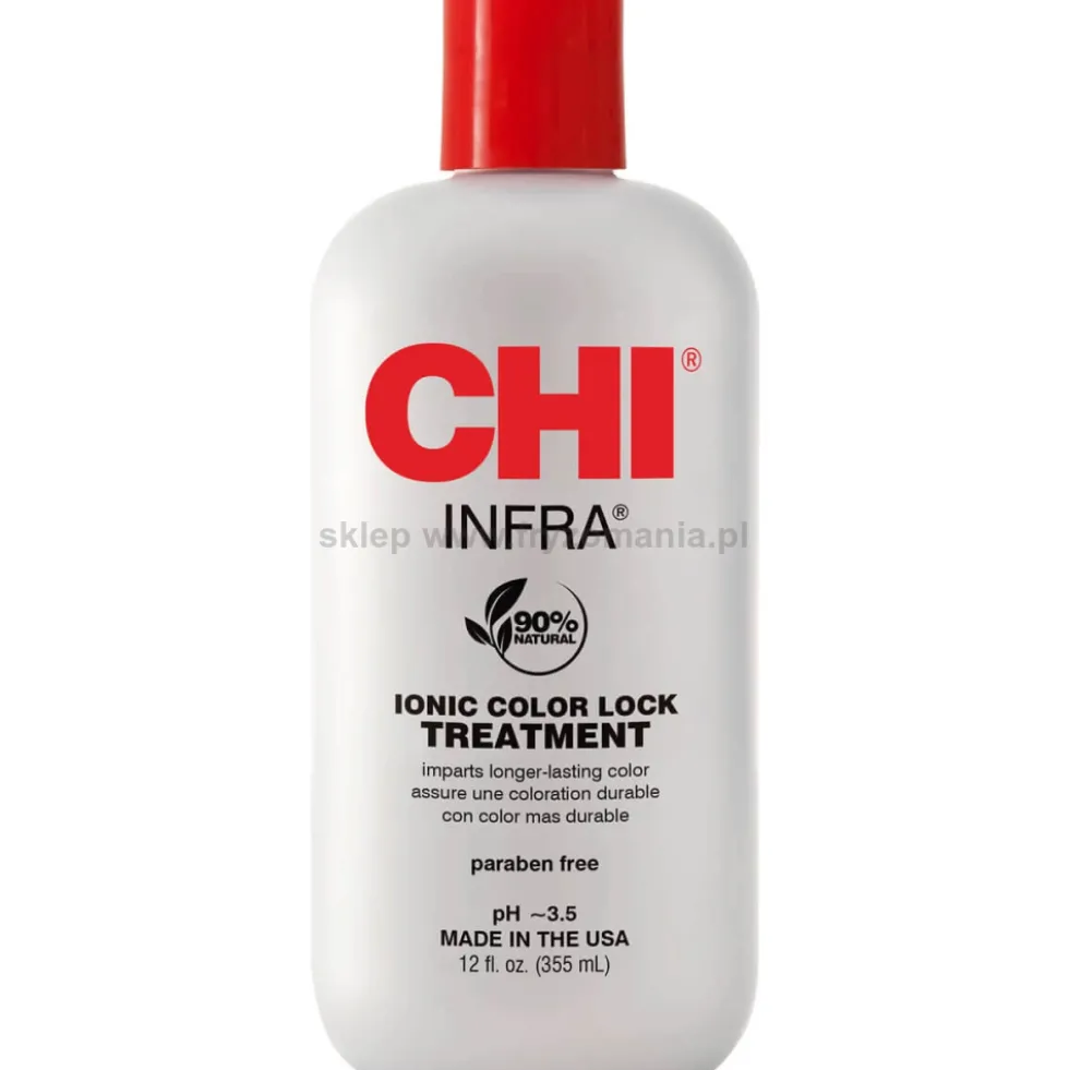 CHI Infra Ionic Color Lock Odżywka zakwaszająca, chroniąca kolor włosów 355ml