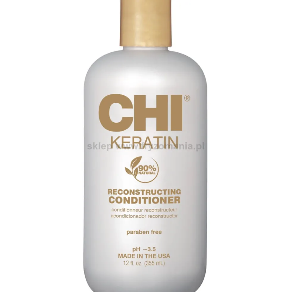CHI Keratin keratynowa odżywka do włosów zniszczonych 355ml