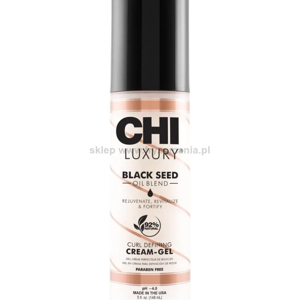 CHI Luxury Black Seed Curl Defining Krem do stylizacji włosów kręconych 148ml